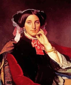 Madame Gonse Ingres Art paint by numbers