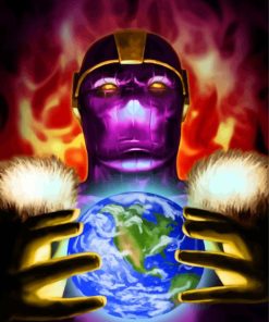 Marvel Baron Zemo paint by numbers