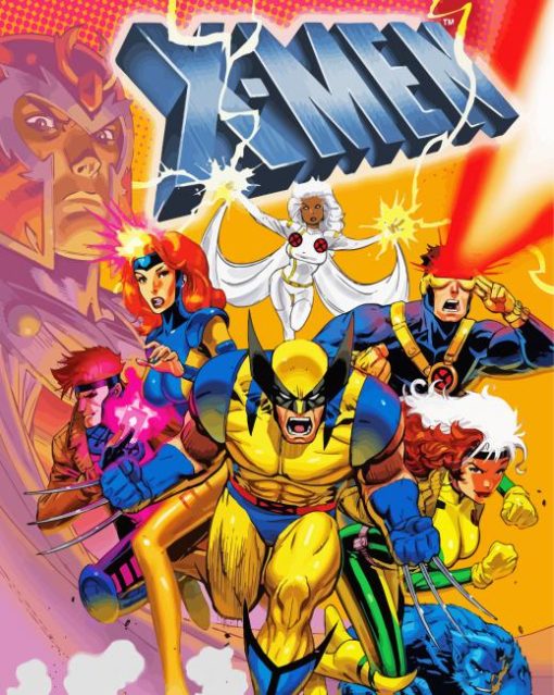 Marvel X Men paint by numbers