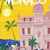 Monte Carlo Monaco Poster paint by numbers
