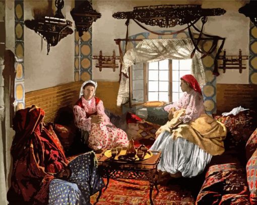 Moorish Women paint by numbers