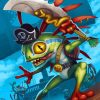 Murloc The Pirate paint by numbers