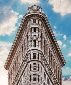 NYC Flatiron Building paint by numbers