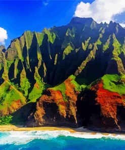 Na Pali Coast State Wilderness Park paint by numbers