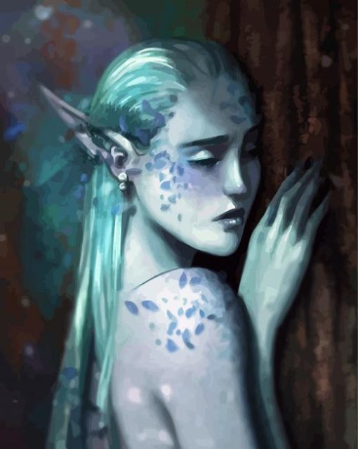 Naiad Elf paint by numbers