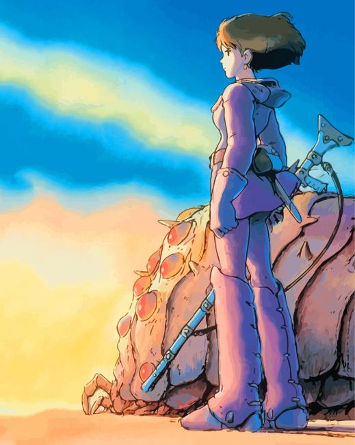 Nausicaa of The Valley of The Wind paint by numbers