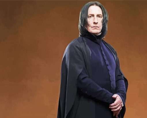 Professor Severus Snape paint by numbers