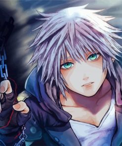 Riku Kingdom Hearts Character Paint By Number