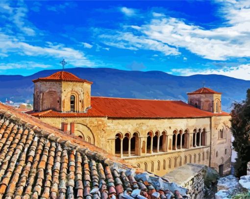 Saint Sophia Church Ohrid paint by numbers