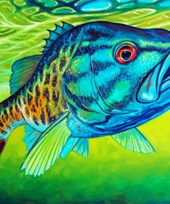 Smallmouth paint by numbers