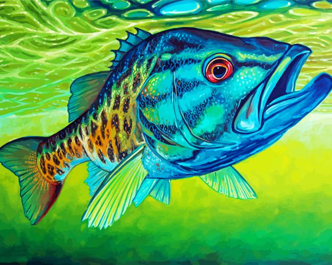 Smallmouth paint by numbers