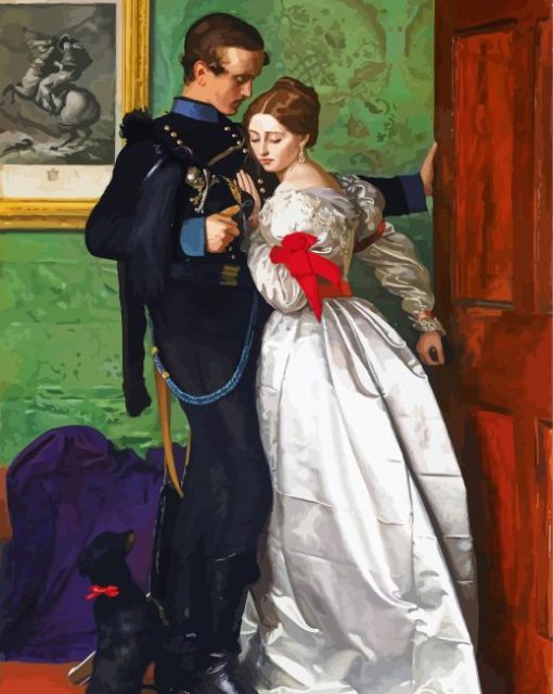 The Black Brunswicker by John Everett Millais paint by numbers