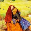 The Blind Girl by John Everett Millais paint by numbers