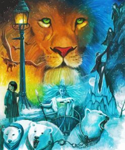 The Chronicles of Narnia paint by numbers