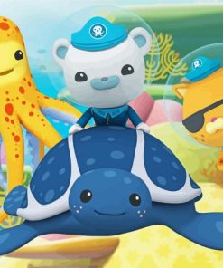 The Octonauts Animation Characters paint by numbers