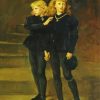 The Princes in the Tower by John Everett Millais paint by numbers