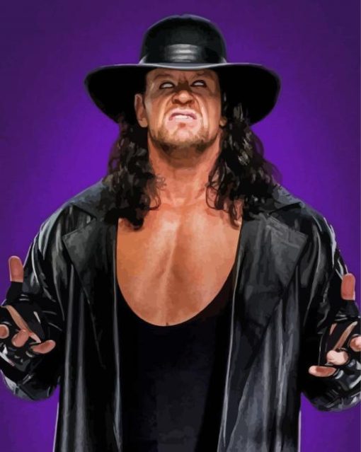 The Undertaker paint by numbers