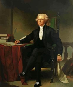 Thomas Jefferson President paint by numbers