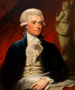 Thomas Jefferson paint by numbers