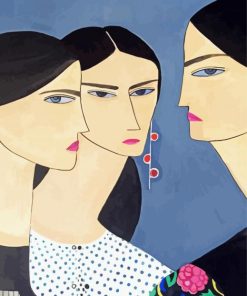 Three Women paint by numbers
