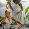 Three Black Women paint by numbers
