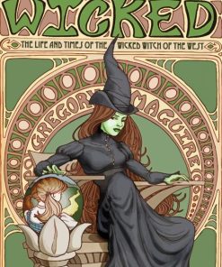 Wizard Of Oz Wicked Witch paint by numbers