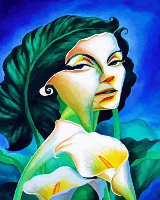 Woman of Substance Octavio Art paint by numbers