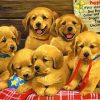 Adorable Puppies paint by numbers