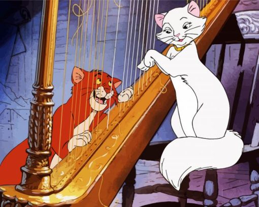 Aesthetic The Aristocats paint by numbers