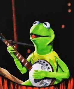 Aesthetic Kermit paint by numbers