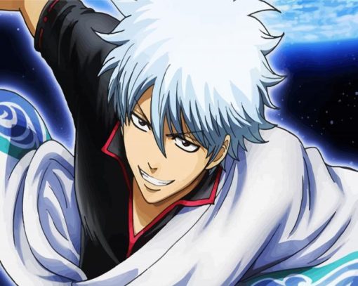 Aesthetic Gintama paint by numbers