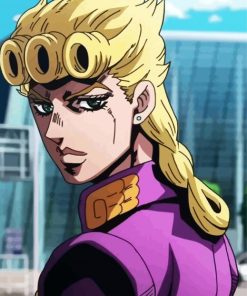 Aesthetic Giorno Giovanna Anime paint by numbers