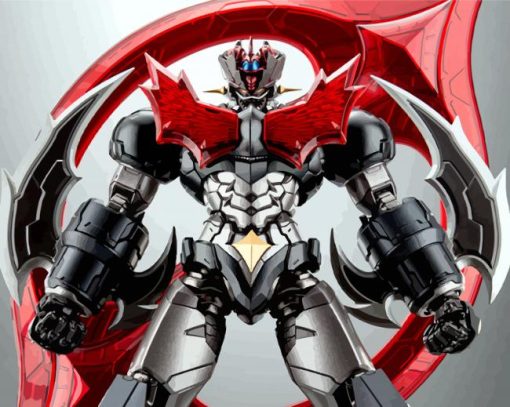 Aesthetic Mazinger paint by numbers