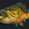 Aesthetic Smallmouth Illustration paint by numbers