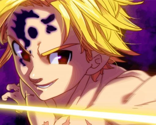 Aesthetic Anime Nanatsu paint by numbers
