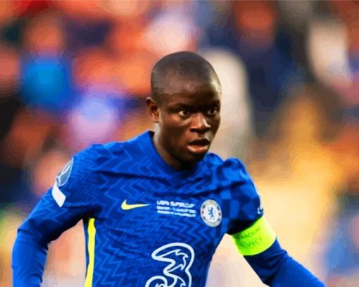 Aesthetic Footballer N Golo Kanté paint by numbers