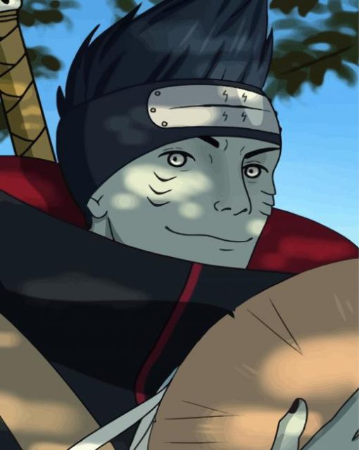 Aesthetic Kisame Anime paint by numbers