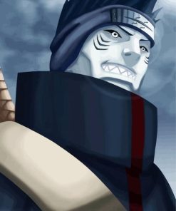 Aesthetic Kisame Illustration Anime paint by numbers