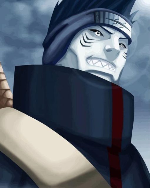 Aesthetic Kisame Illustration Anime paint by numbers