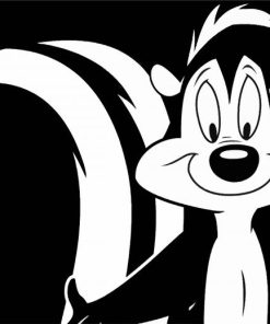 Aesthetic Pepe Le Pew paint by numbers