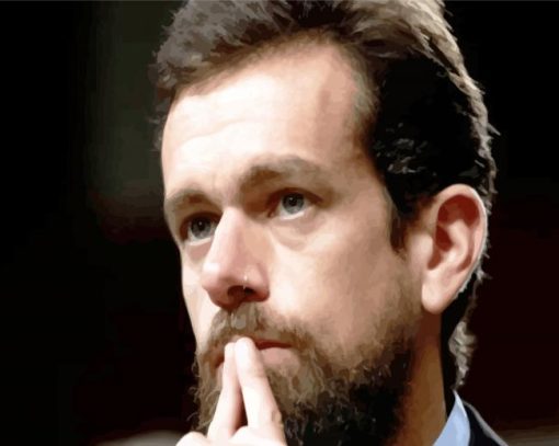 Ceo of Twitter Jack Patrick Dorsey paint by numbers