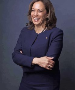 Classy Kamala Harris Smiling paint by numbers