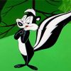 Cute Pepe Le Pew paint by numbers