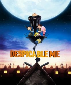 Despicable Me Poster paint by numbers