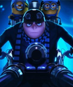 Despicable Me Animated Film paint by numbers