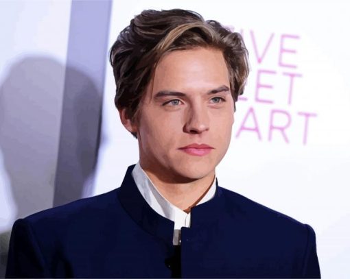Dylan Sprouse paint by numbers