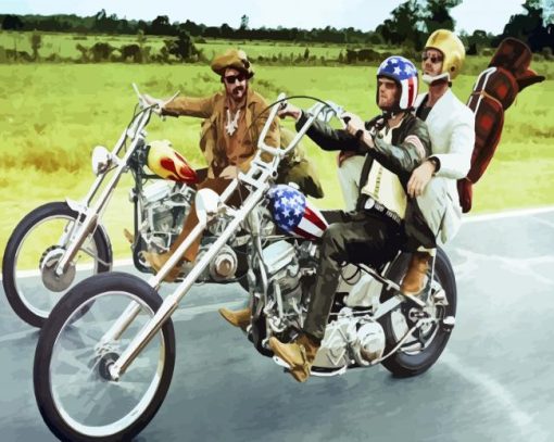 Easy Rider Movie paint by numbers