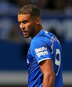 Everton Dominic Calvert Lewin Player paint by numbers