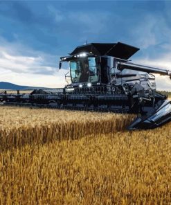 Farming Combine Harvester paint by numbers