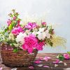 Flowers Basket paint by numbers